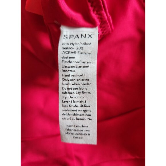 Spanx Women's Classic Swim Bikini bottoms Color: Hibiscus pink Size M - Picture 10 of 11
